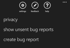 Image showing the application bar fully revealed