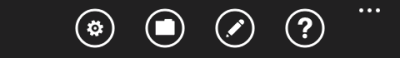 Image showing the application bar