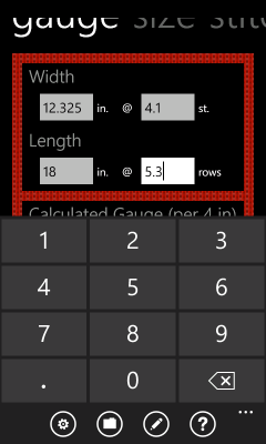 Image showing a selected Gauge pivot