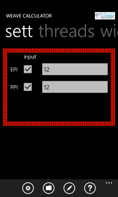 Image showing the pane prompting for or reporting the sett