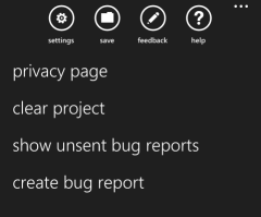 Image showing the application bar