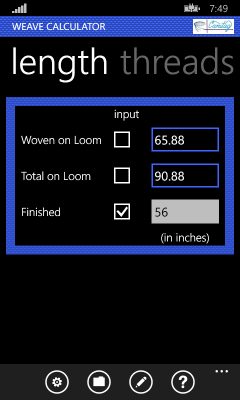Image showing the project length pane