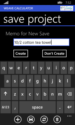 Image showing the prompt to create a new save